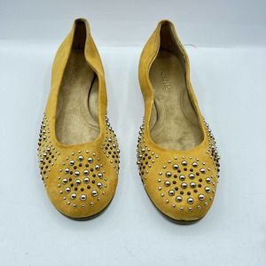 Aerosoles Flat Shoes Leather Becextreme Flat Mustard size 11 US